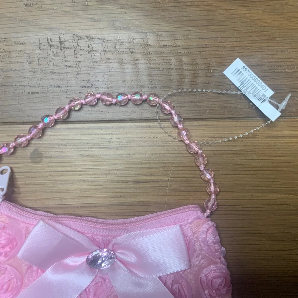 NWT M Frederic Pink Children’s Purse with Bow and Rosette Detail